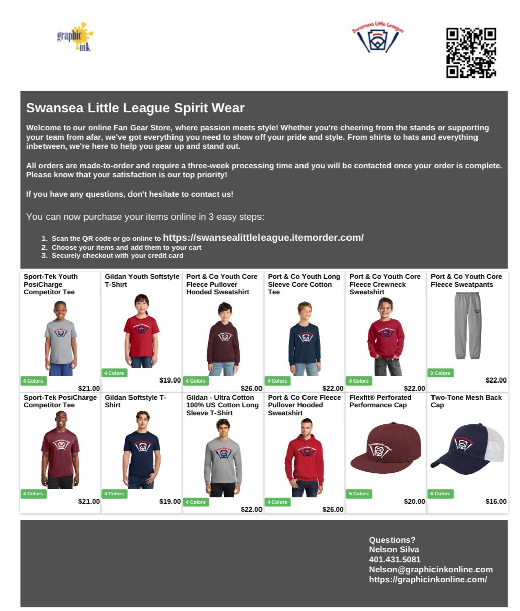 SLL Spirit Wear 2026