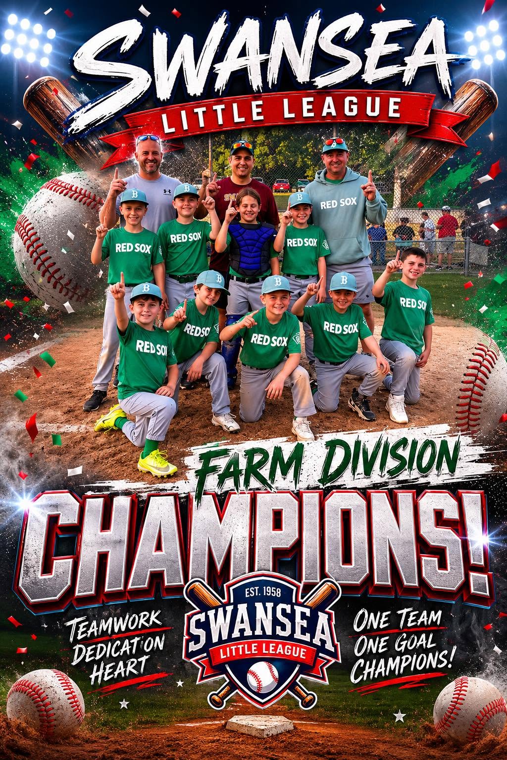 2026 Farm Division Champs Red Sox